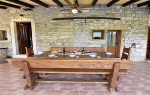 Villa, 3 Bedrooms, Private Pool, Garden View | Dining - Villa With Private Pool and Garden Retreat (Groznjan)
