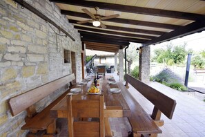 Villa, 3 Bedrooms, Private Pool, Garden View | Terrace/patio - Villa With Private Pool and Garden Retreat (Groznjan)