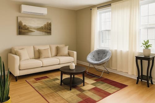 Business Suite, Balcony | Living room
