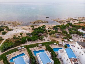 Pool - Beach Front Villa Thaleia, Sea Views, 3 BDR, Private Pool, Furnished Terrace,. (Famagusta)