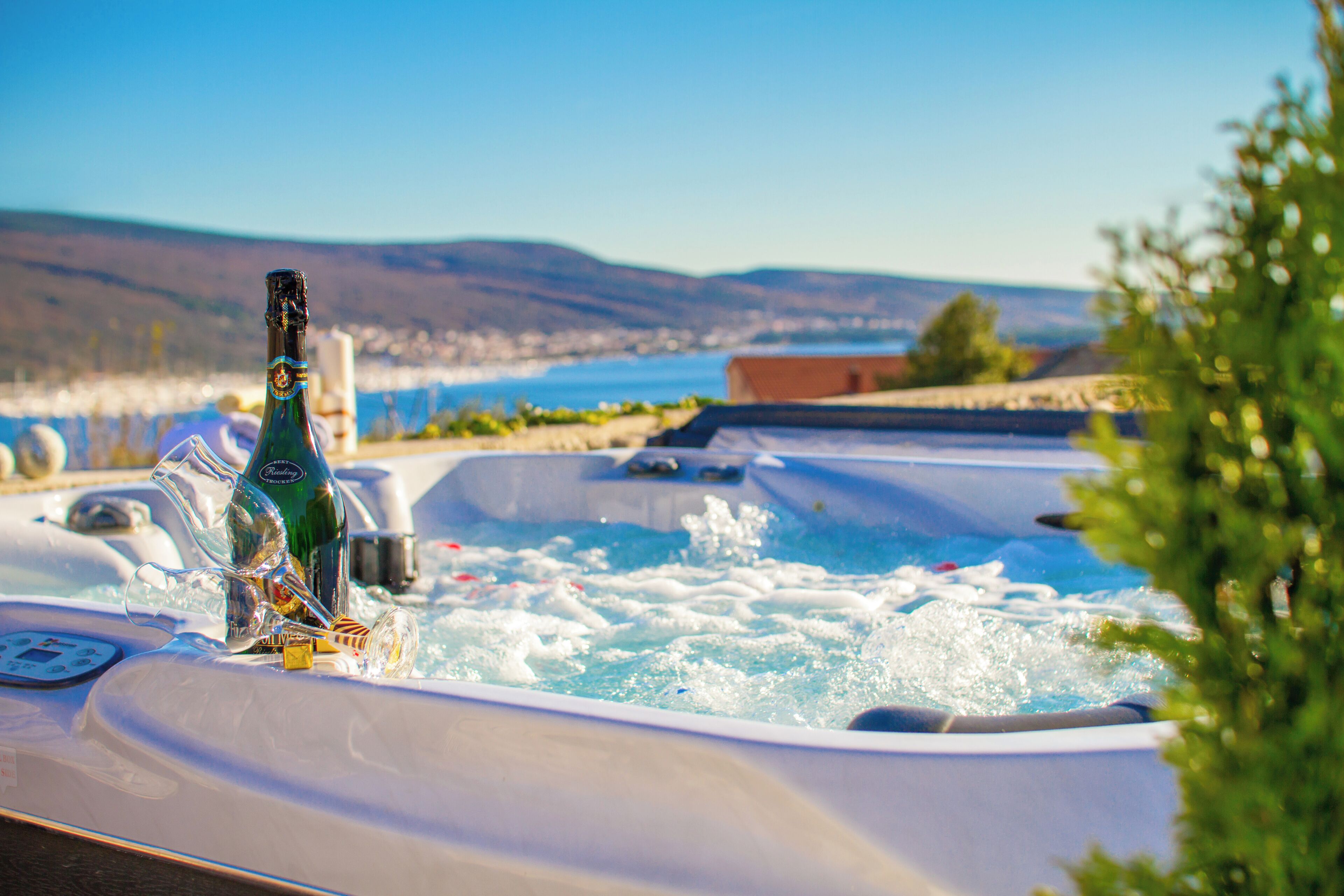 Bain à remous extérieur