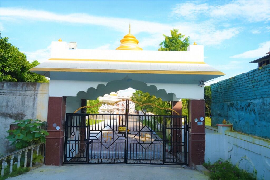 Entrée de l’hébergement