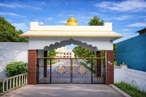 Majoituspaikan julkisivu