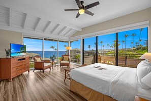 Iron/ironing board, free WiFi, bed sheets - SUMMER SALE! Oceanview Ground-Floor Villa with Patio and Lawn Space - KBV 32G5 (Lahaina)