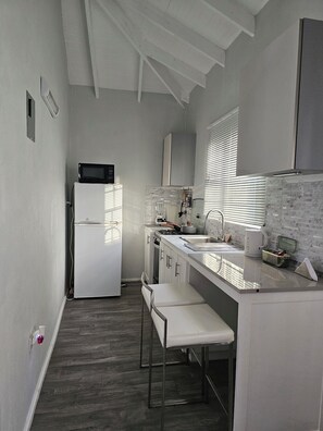 Standard Studio, Non Smoking, Kitchen | Private kitchen | Full-size fridge, microwave, oven, stovetop