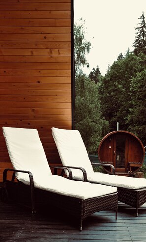 Terrace/patio - Macko Cabin (Băile Tușnad)
