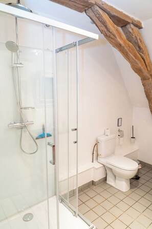 Shower, hair dryer, towels, toilet paper - House 1 on the Embourg estate (Souvigny)