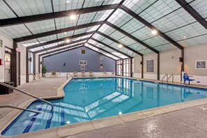 Indoor pool, a heated pool