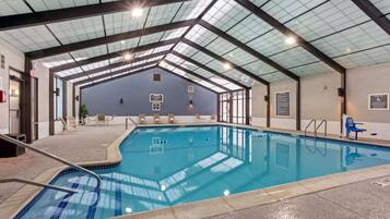 Indoor pool, a heated pool