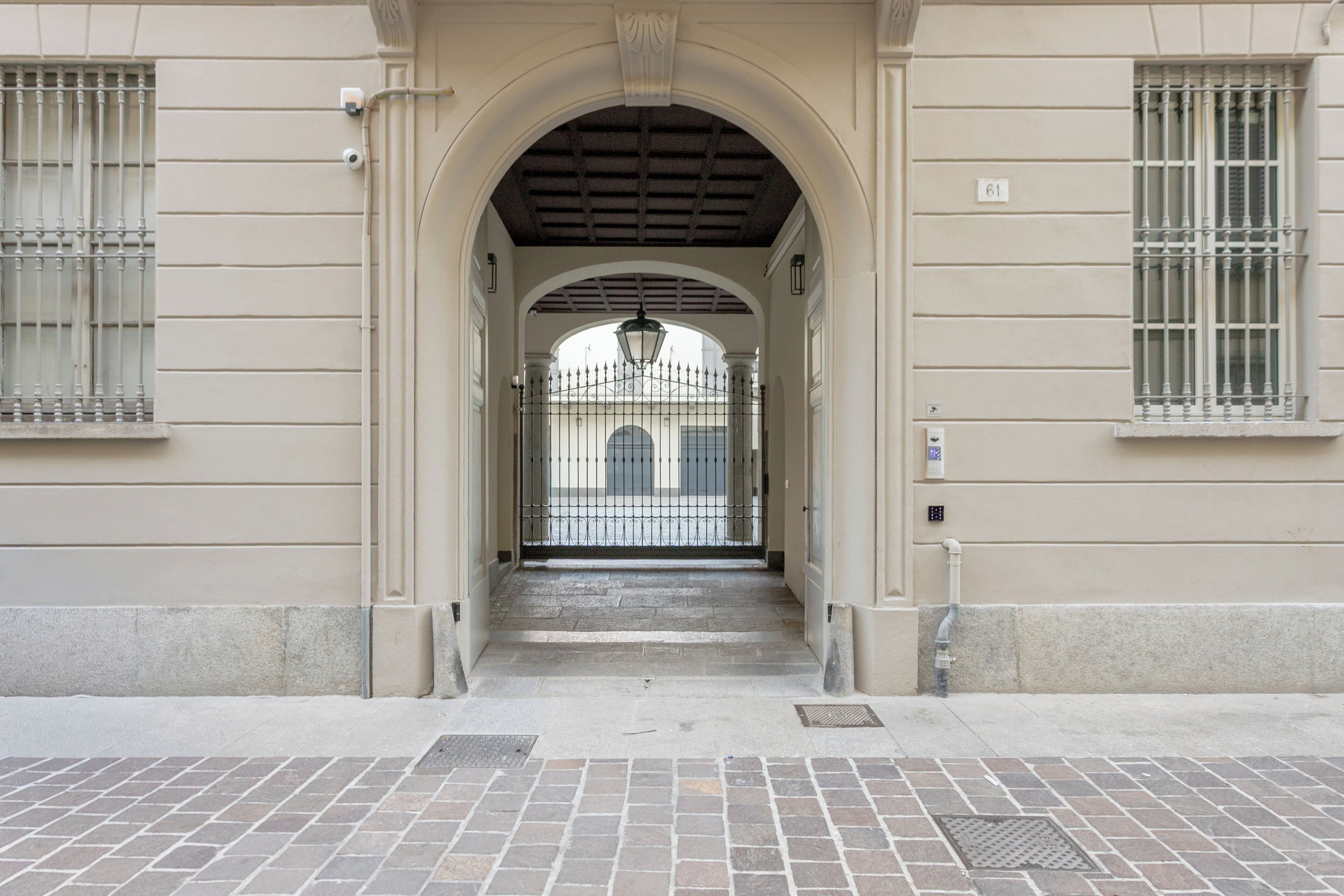 Facciata della struttura