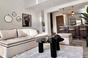 Apartment, 1 Bedroom, Accessible, Terrace | Living room - Dream Appartment Jardins Carthage (Tunis)