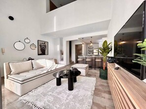 Apartment, 1 Bedroom, Accessible, Terrace | Living room - Dream Appartment Jadins Carthage (Tunis)