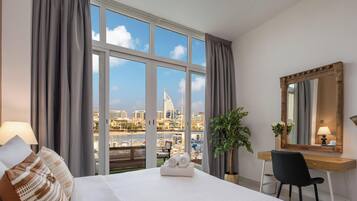 Estudio, balcón, vistas al mar | Cortinas opacas, tabla de planchar con plancha, wifi gratis