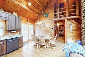 House (3 Bedrooms) | Interior - Relaxing 3BR Fireplace Deck Fire Pit (Trenton)