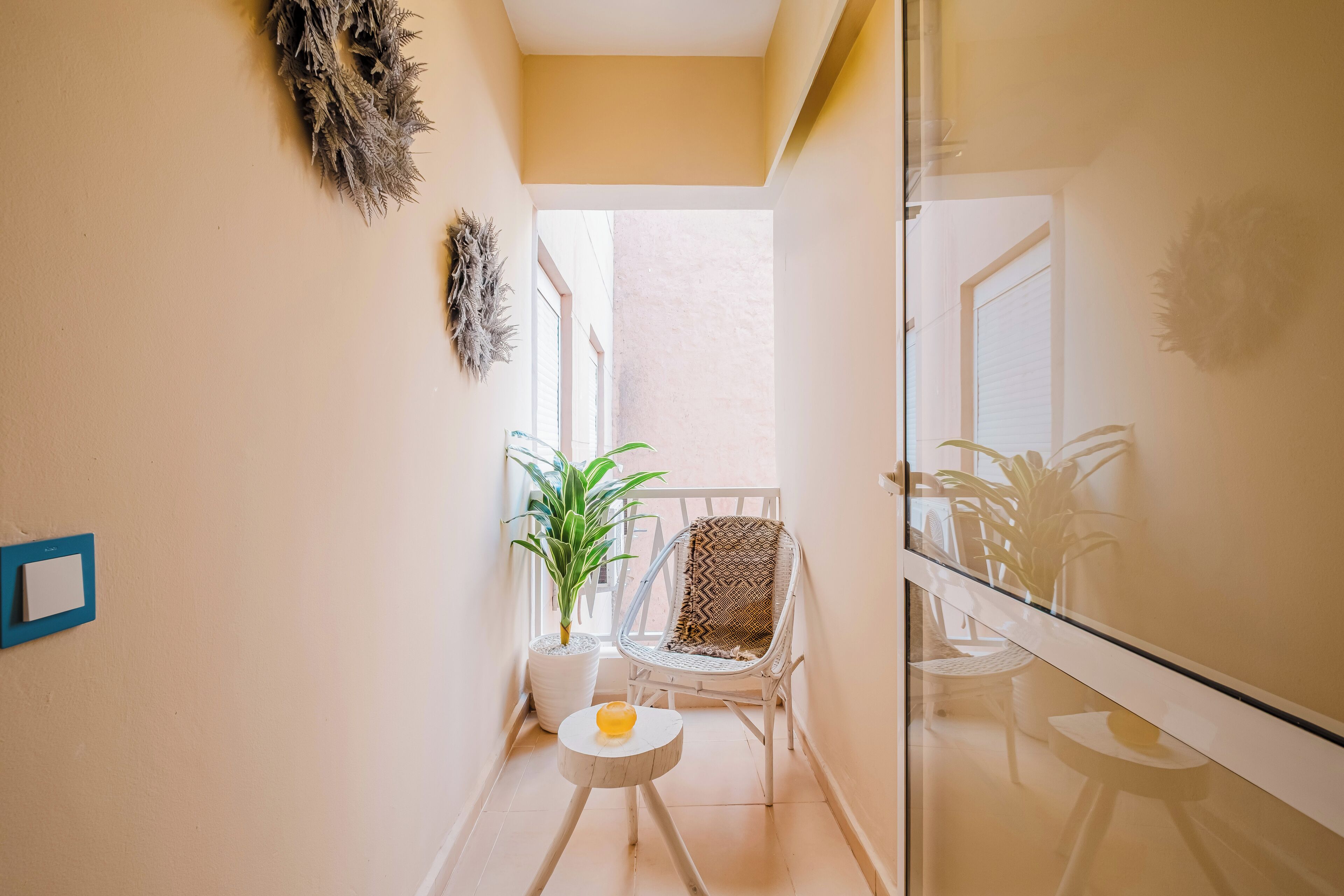 Apartemen Comfort, Bebas Asap Rokok, balkon | Teras/patio