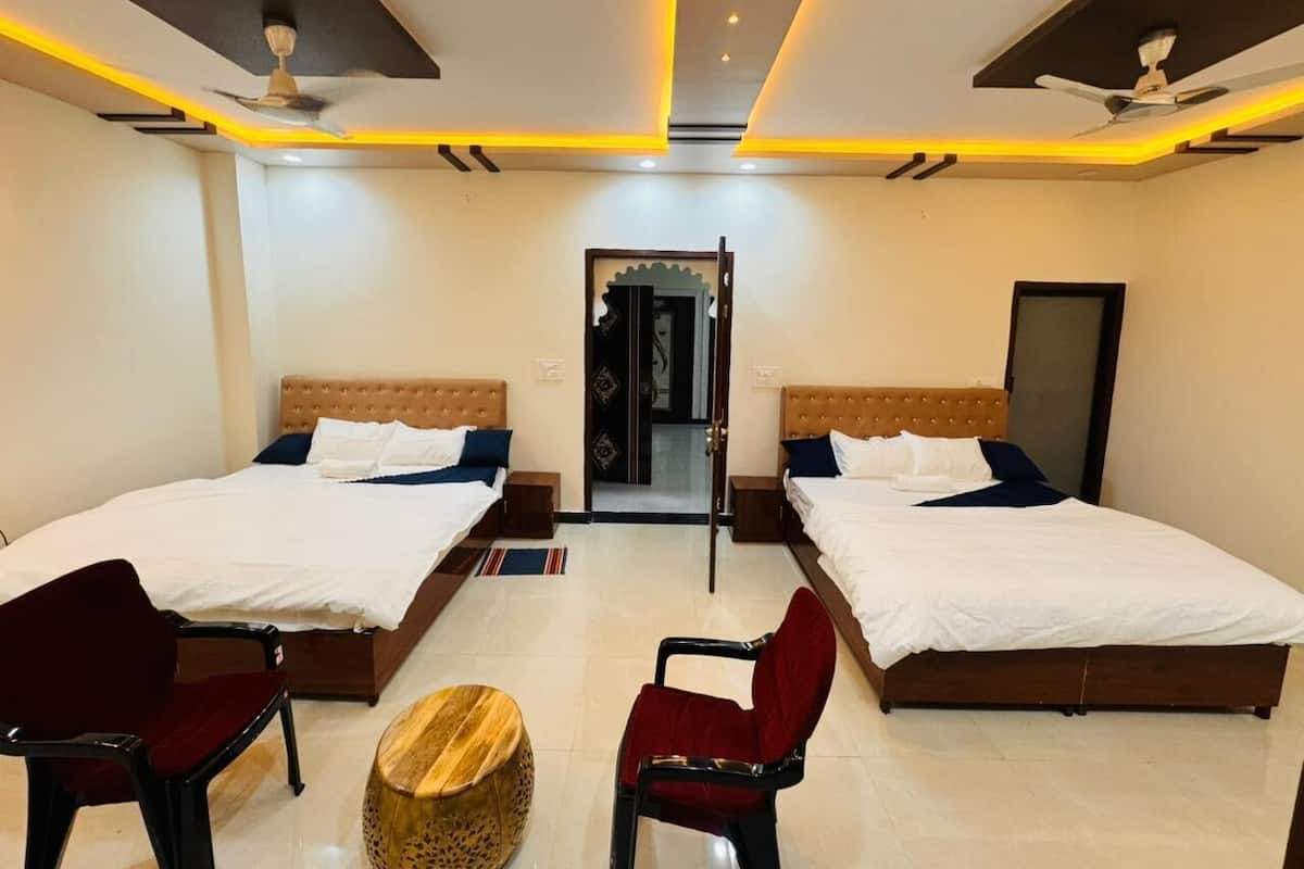 Family Quadruple Room, Balcony, Mountain View | Desk, laptop workspace