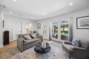 Ferienhaus, 3 Schlafzimmer | Wohnbereich | Smart-TV