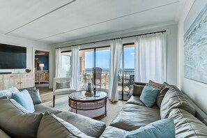 Condo, 3 Bedrooms | Living area | Smart TV - Ocean View 3BR Condo by Fernandina Beach Amelia by the Sea (Fernandina Beach)