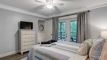 Condo, 2 Bedrooms | 2 bedrooms, desk, laptop workspace, iron/ironing board
