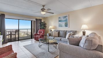 Lejlighed - 2 soveværelser | Opholdsområde | Smart-tv