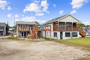 Duplex, 2 Bedrooms | Exterior - Spacious Beachfront Duplex - Top Floor - Dog Friendly 124 S Fletcher (Fernandina Beach)