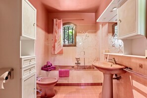Shower, hair dryer, towels - Domaine Saint Amour – Studio Océane: Romantic Getaway with Lake View, Pool & 2-Hectare Park (Trans-en-Provence)