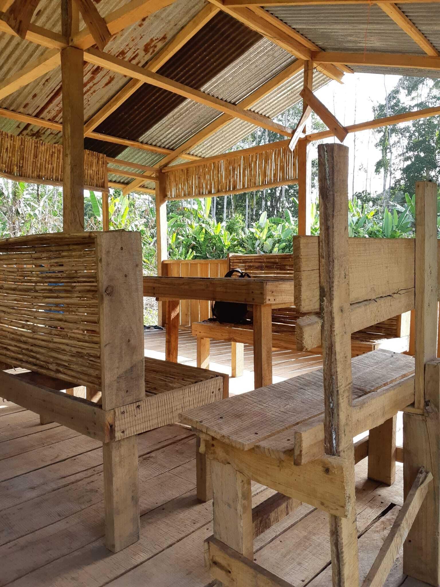 Cabaña Confort, vista a la colina | Área de sala de estar