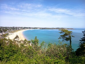 Vlak bij het strand