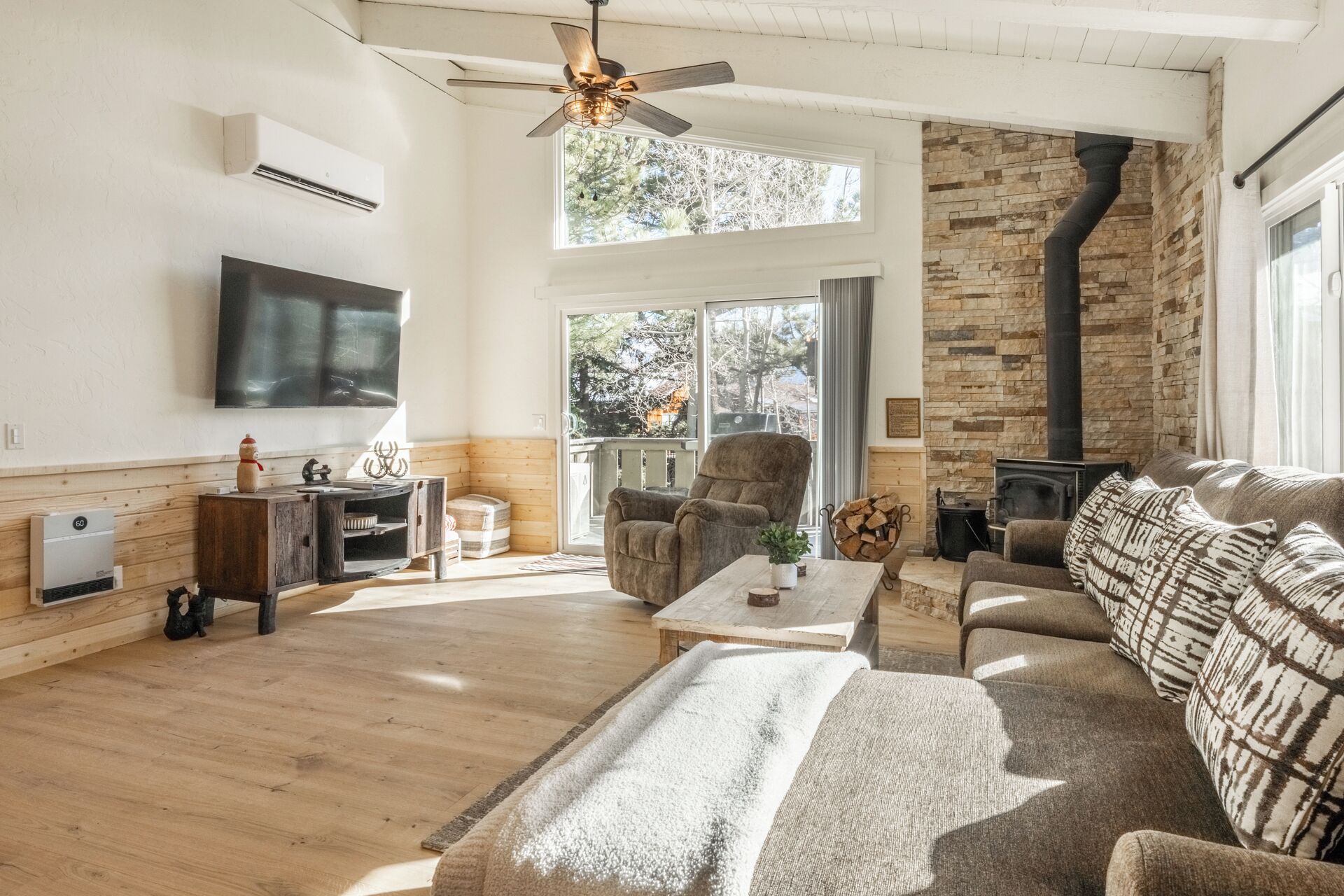 تلفزيون ذكي، مدفأة، كُتُب