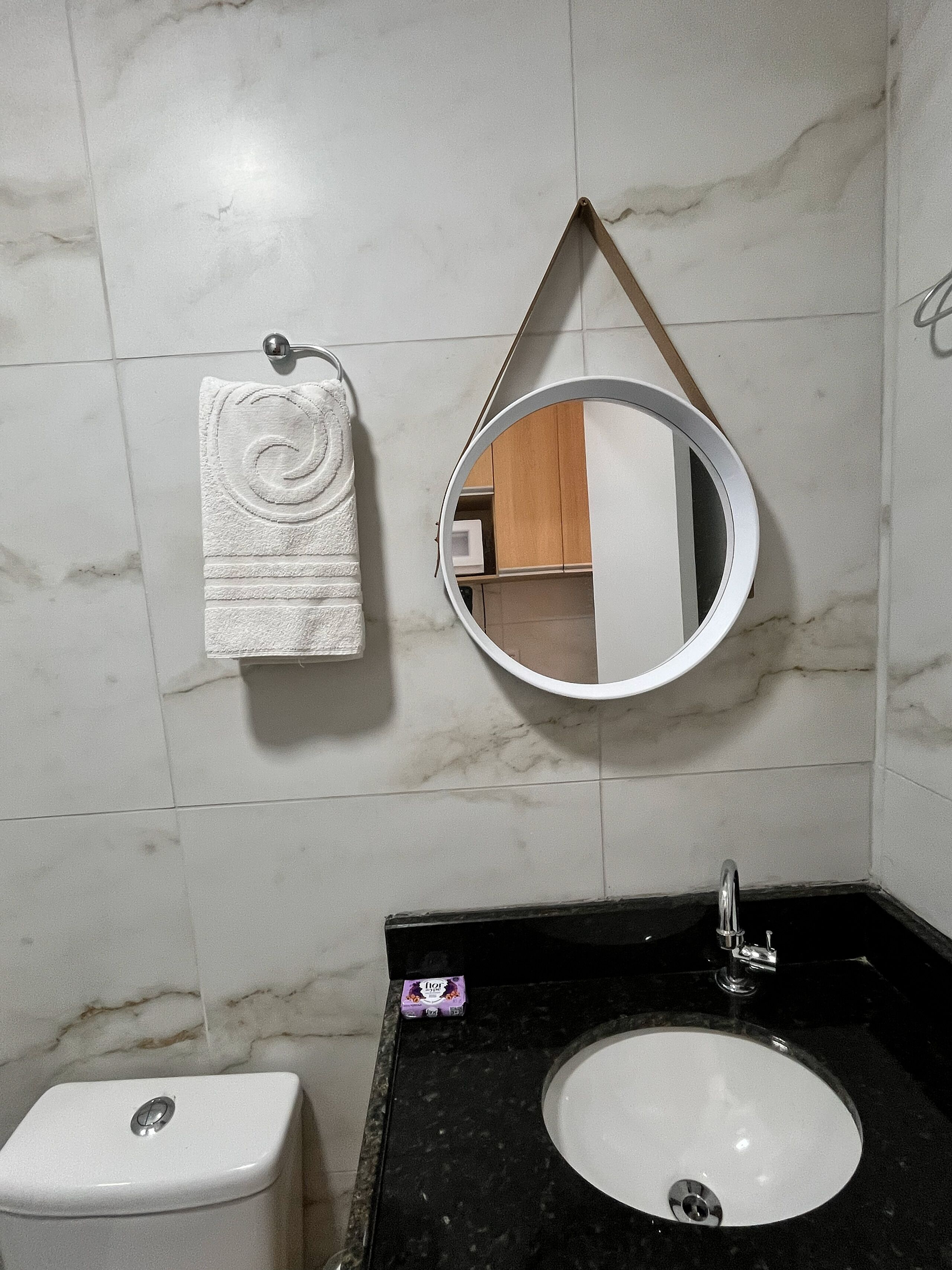 Standard Apartment | Bathroom | Shower, hair dryer, towels