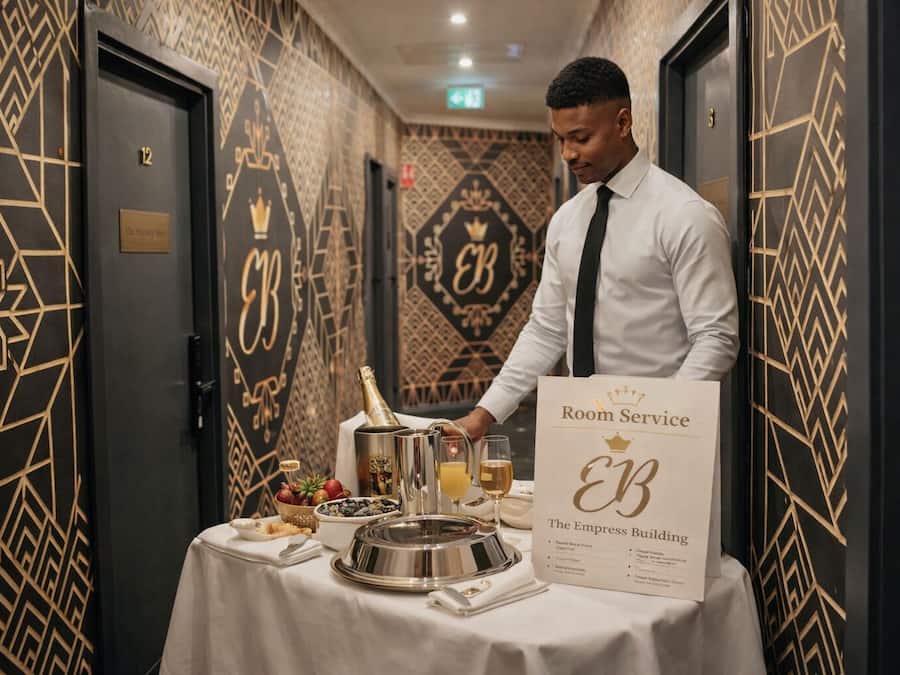 Layanan kamar - makan