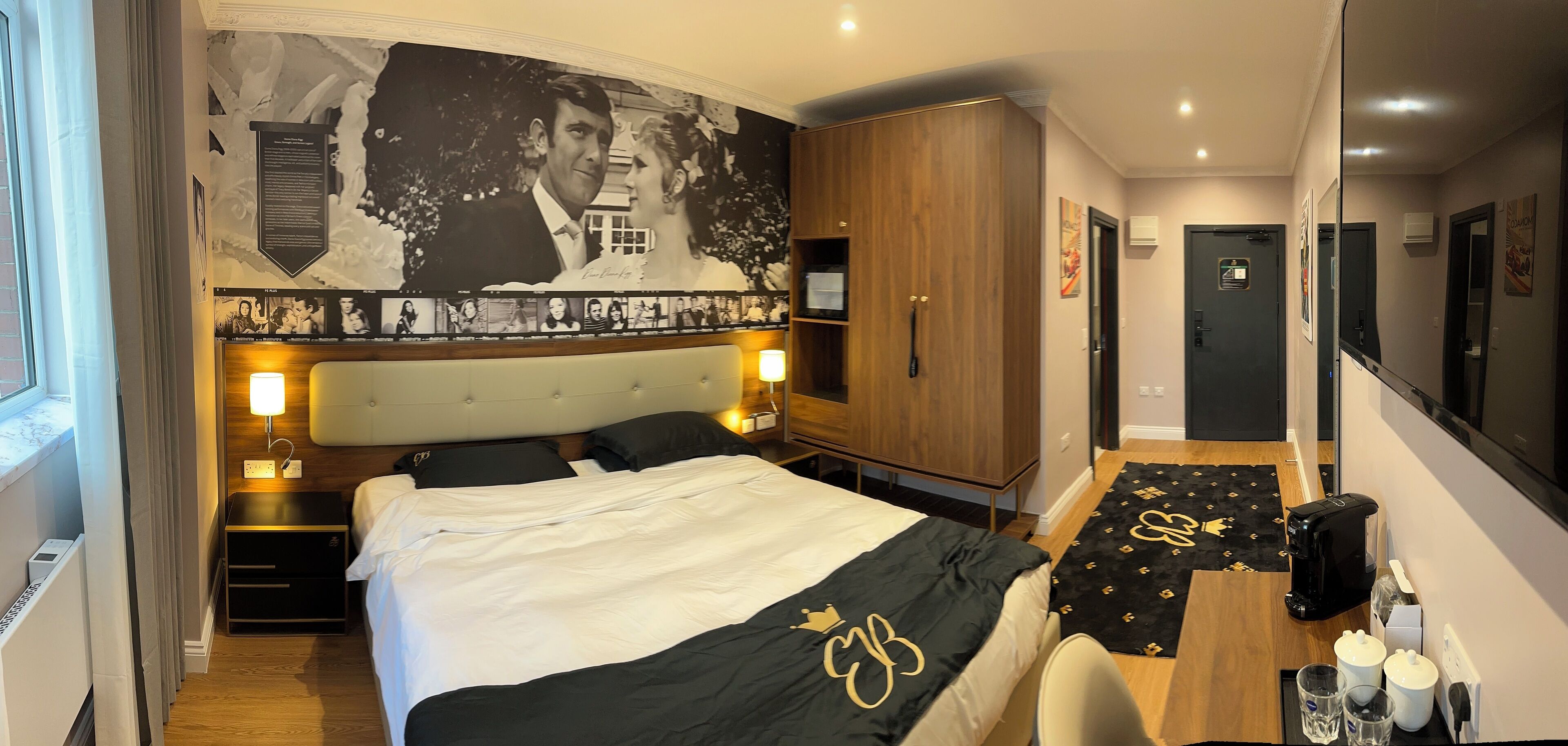 Suíte superluxo, 1 cama King, para não fumantes, vista para a cidade | Cofres nos quartos, individualmente decorados