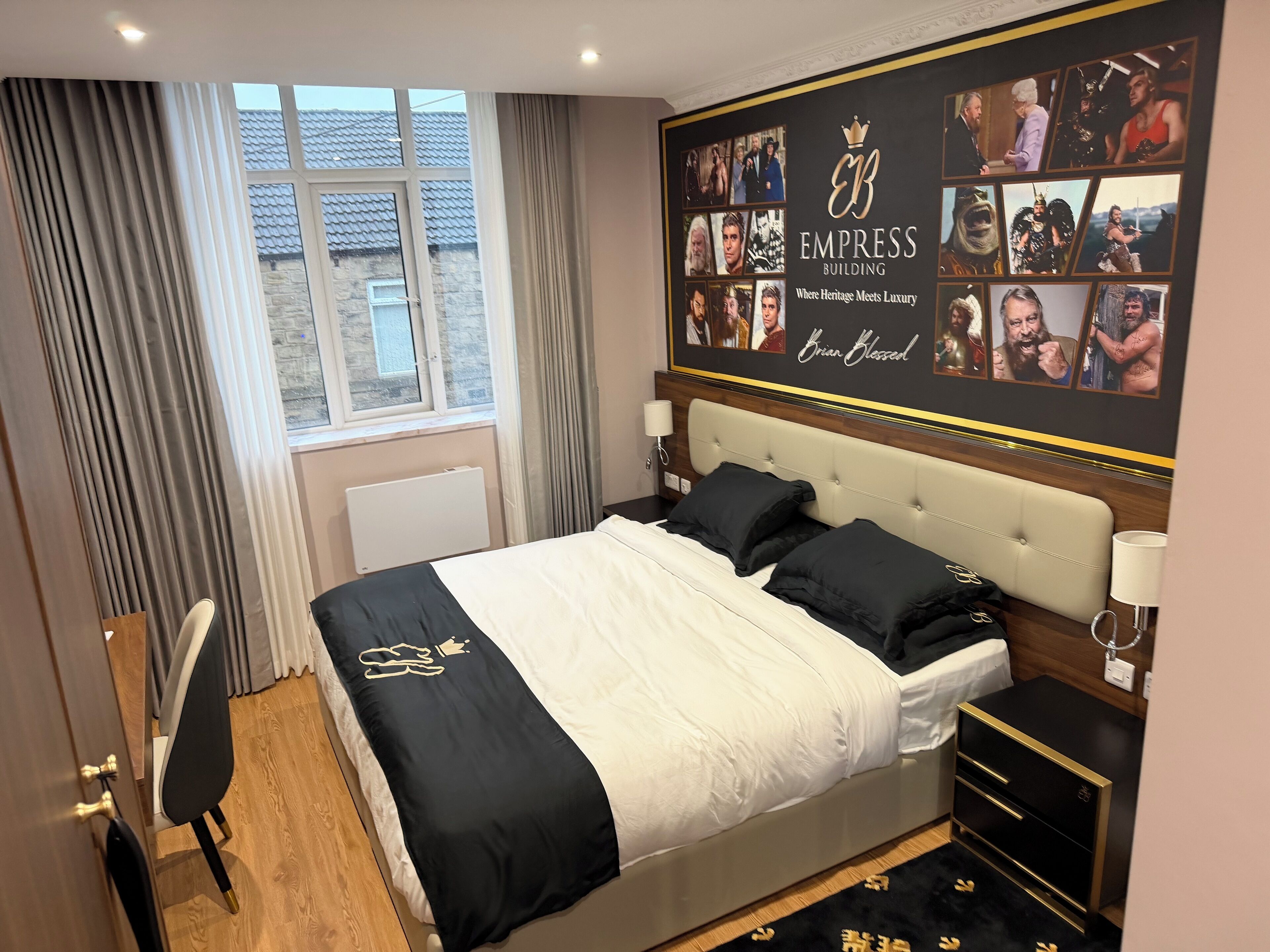 Suíte superluxo, 1 cama King, suíte, vista para a cidade | Cofres nos quartos, individualmente decorados