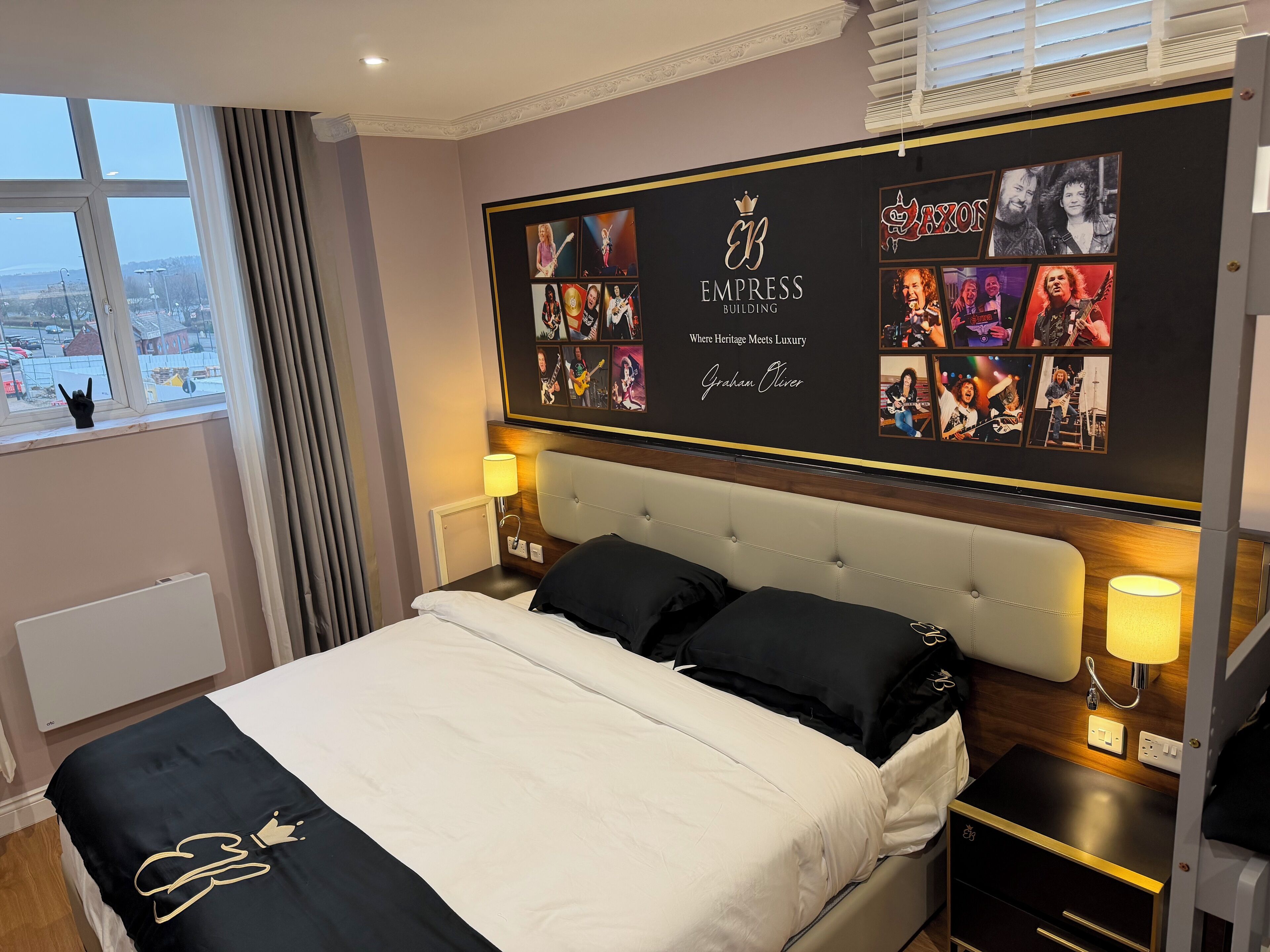 Suíte superluxo, 1 cama King, para não fumantes, vista para a cidade | Cofres nos quartos, individualmente decorados