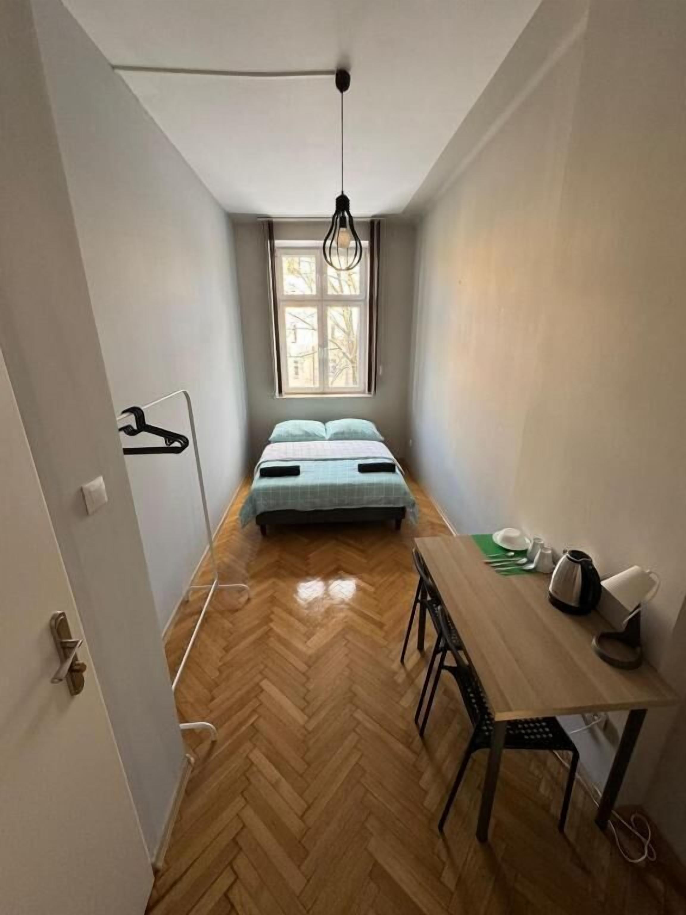 Desk, laptop workspace, iron/ironing board, free WiFi