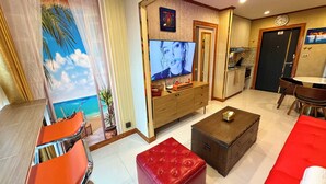 Appartement, 1 chambre, accessible aux personnes à mobilité réduite, fumeur | Salle de séjour