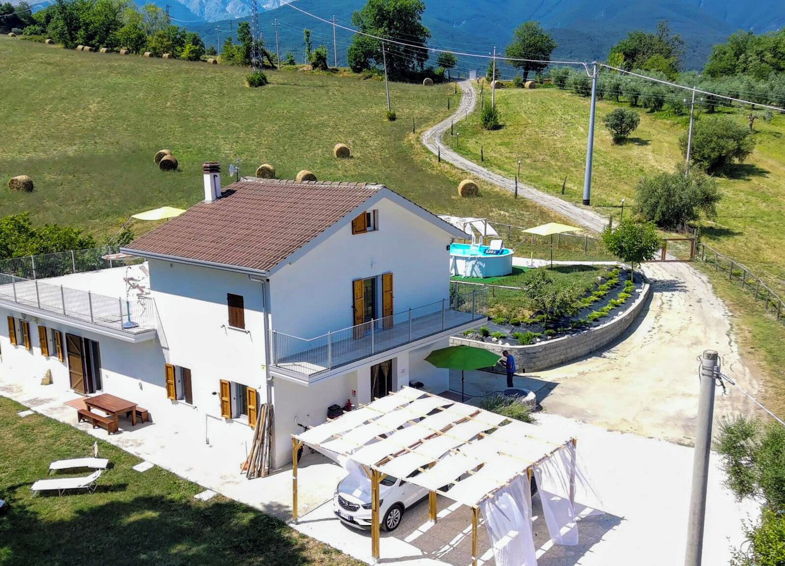 Façade de l’hébergement