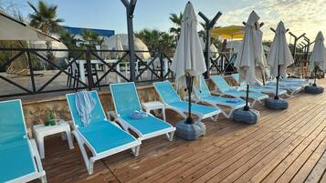 Bungalow Deluxe, vue mer | Terrasse/Patio