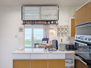 Fridge, microwave, dishwasher, coffee/tea maker