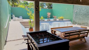 Chalé | Opções para refeição ao ar livre