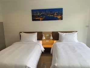 Habitación estándar con 2 camas individuales, vista a la ciudad | Wifi gratis