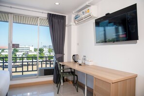 Standard-Zweibettzimmer, Stadtblick | Kostenloses WLAN