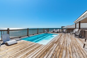 Beheizter Pool