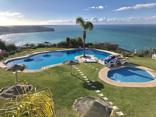 Private Mediterranean retreat with sea views, sunsets and total privacy