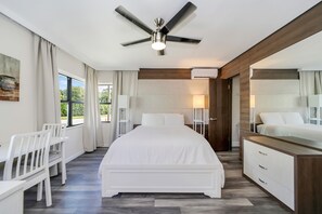 Coffres-forts dans les chambres, rideaux occultants