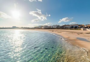 Tæt på stranden
