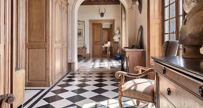 Château du Perray – Zimmer Duchesse mit Gemeinschaftspool