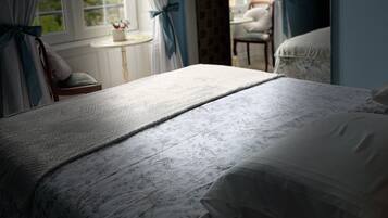 Strykjärn/strykbräda, wi-fi och sängkläder