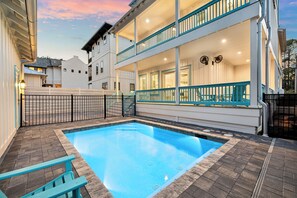 Pool - Ultimate Escape – Spacious Family Home w/ Private Pool & 8 Bikes, 3-Min to Beach (Seagrove Beach)