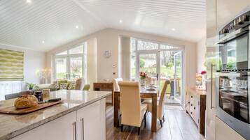 Microwave, oven, dishwasher, highchair